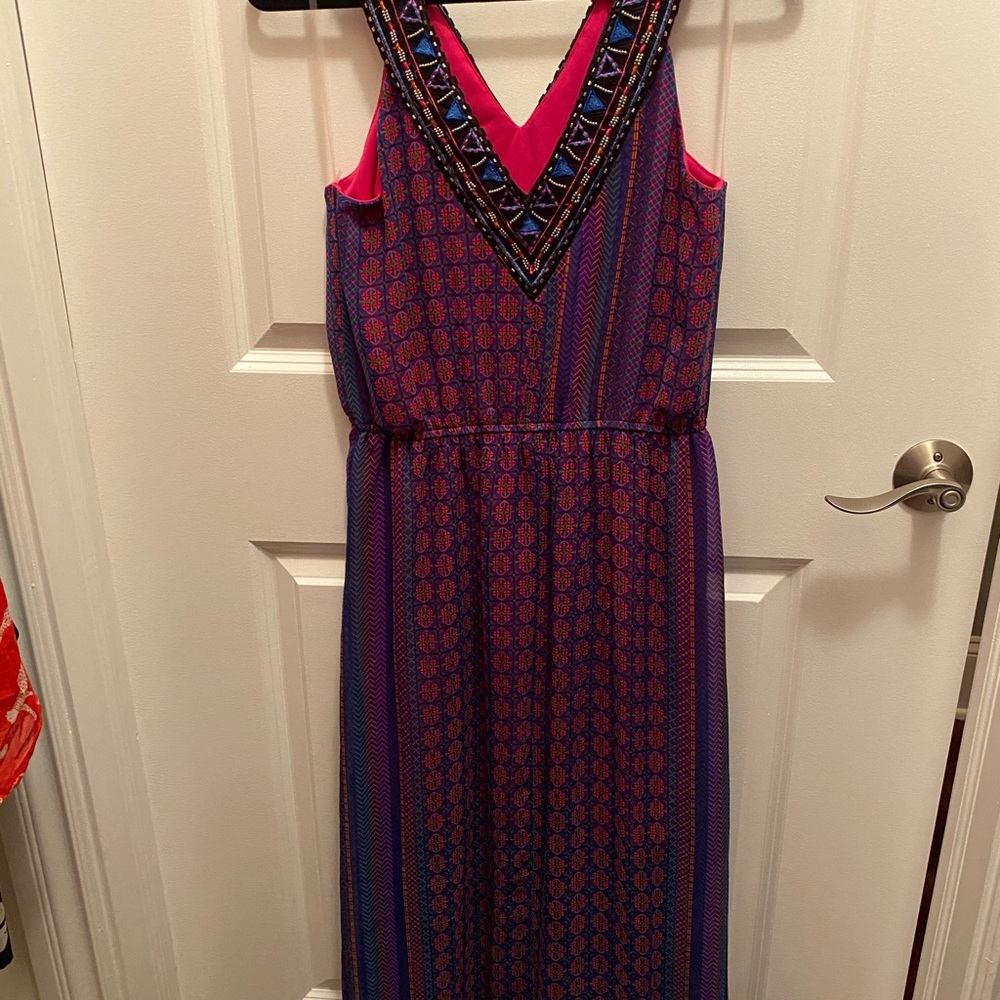 Colorful maxi dress